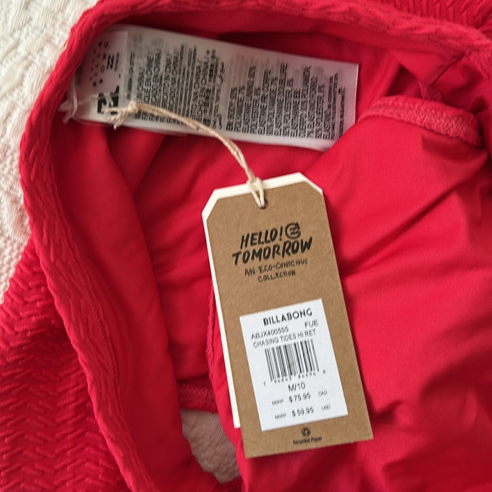 NWT Billabong Chasing Tides Elliot bikini set. Size Medium bottom, Large Top. - Picture 7 of 16
